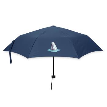 Ours polaire sans glace Changement climatique - Parapluie standard - marine - Devant