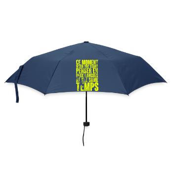 DICTON COOL POUR LES MULTILINGUES, LES INTERNATIONAUX - Parapluie standard - marine - Devant