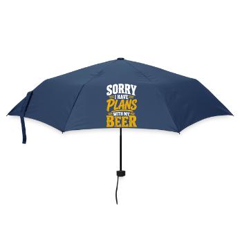 Bière Conception de bière Bière Bière Love Hops Cadeau - Parapluie standard - marine - Devant