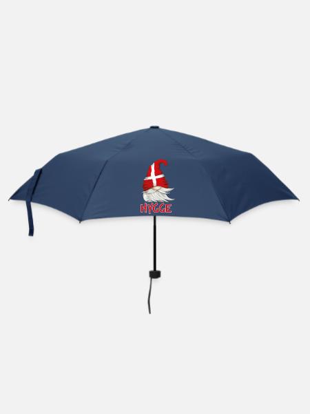 Hygge - hyggelig - Dänemark - Regenschirm (klein) - Navy