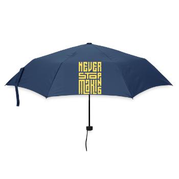 Ne jamais arrêter de faire - Parapluie standard - marine - Devant