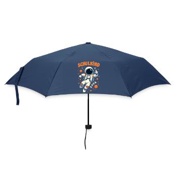 Schulkind 2026 Einschulung 2026 Schulanfang - Regenschirm (klein) - Navy - Vorne
