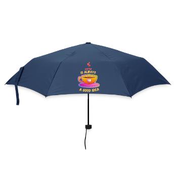 Coffee Is Always A Good Idea - Umbrella (small) - navy - Front