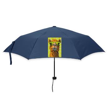 Kamel - Regenschirm (klein) - Navy - Vorne