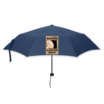 Hund gesucht - Regenschirm (klein) - Navy - Vorne