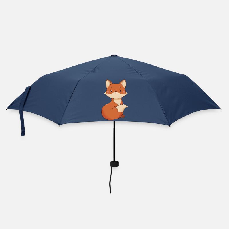 Fuchs - Regenschirm (klein) - Navy