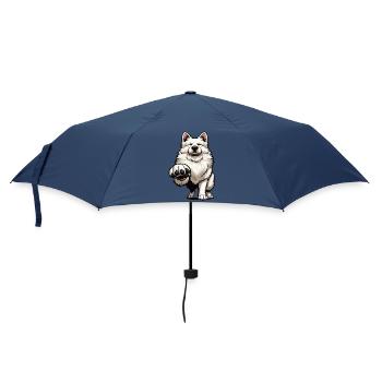 Chiens bergers blancs bergers - Parapluie standard - marine - Devant