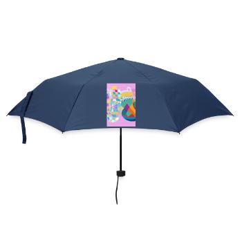 Shapes and patterns - Umbrella (small) - navy - Front