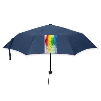Splashes of paint - Umbrella (small) - navy - Front