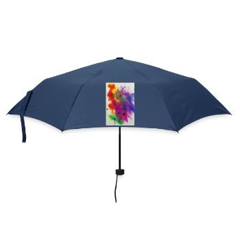Splashes of paint - Umbrella (small) - navy - Front