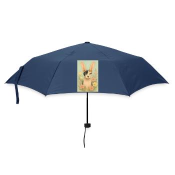Easter Sphynx Cat - Umbrella (small) - navy - Front