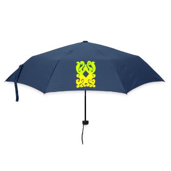 formen-wandteppich-2023-2_-12- - Regenschirm (klein) - Navy - Vorne