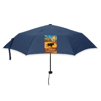 Stierrennen in Saint-Laurent d'Aigouze - Regenschirm (klein) - Navy - Vorne