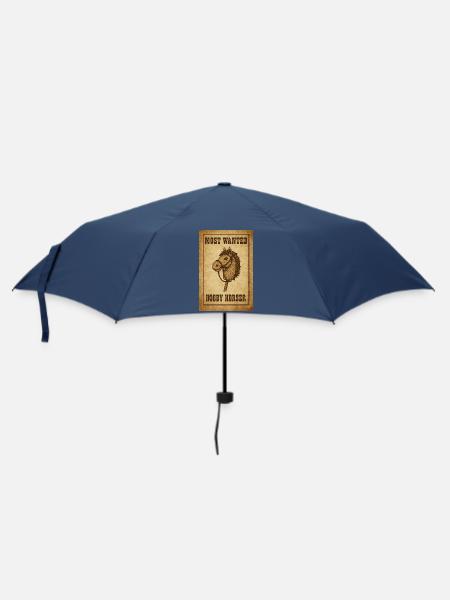Most Wanted – Hobby Horsing Western Style - Regenschirm (klein) - Navy