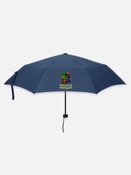 Regenbogen Chamäleon mit Stil - Regenschirm (klein) - Navy