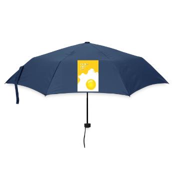 Sunny Side Up – Bonne humeur pour le petit-déjeuner - Parapluie standard - marine - Devant