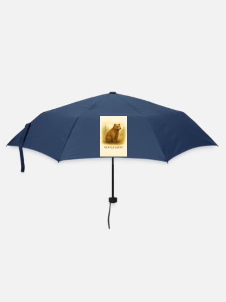 Weicher Riesenbär - Regenschirm (klein) - Navy