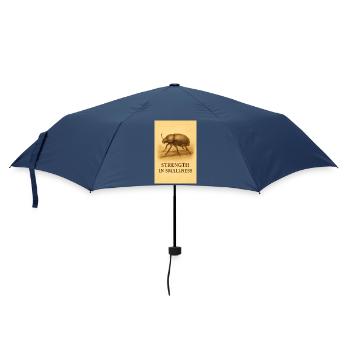 La force dans la petitesse - Parapluie standard - marine - Devant
