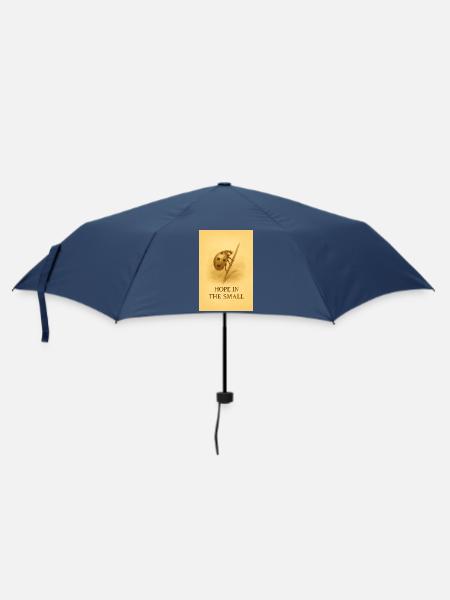 Hoffnung im Kleinen - Regenschirm (klein) - Navy