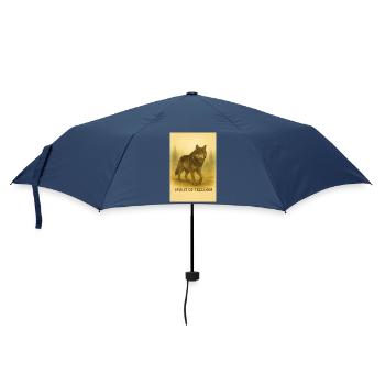 Spirit of Liberty Wolf - Umbrella (small) - navy - Front