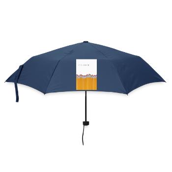Déclaration minimaliste unique sur un million - Parapluie standard - marine - Devant