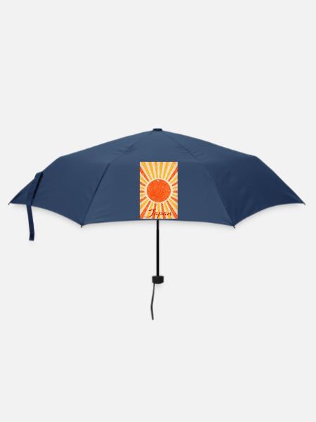 Vintage Japan Sun - Umbrella (small) - navy