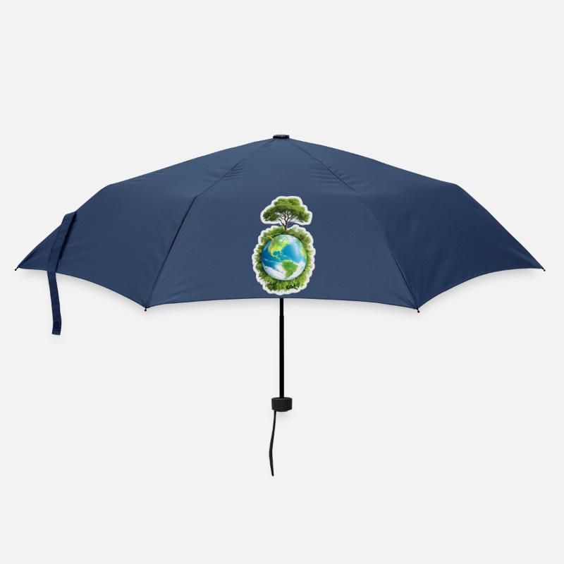 Mutter Erde - Regenschirm (klein) - Navy