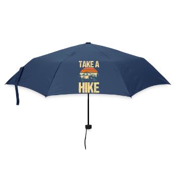 Randonnée sur sentier de montagne Randonnée en plein air Braconnage - Parapluie standard - marine - Devant