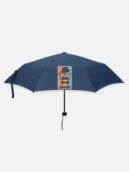Armin als Name - Regenschirm (klein) - Navy