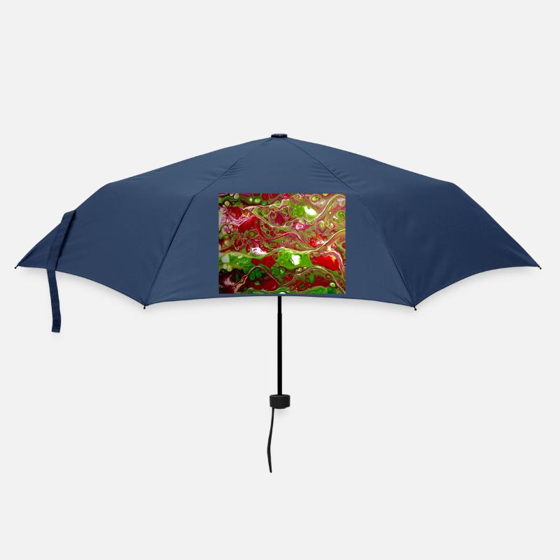 Weihnachtsgestöber - Regenschirm (klein) - Navy