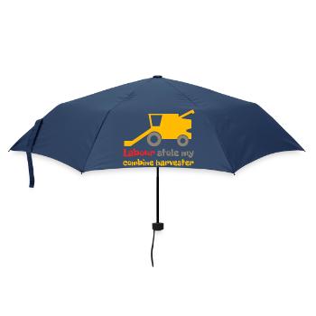 Les ouvriers ont volé ma moissonneuse-batteuse - Parapluie standard - marine - Devant
