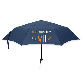six seven 6 7 - Umbrella (small) - navy - Front