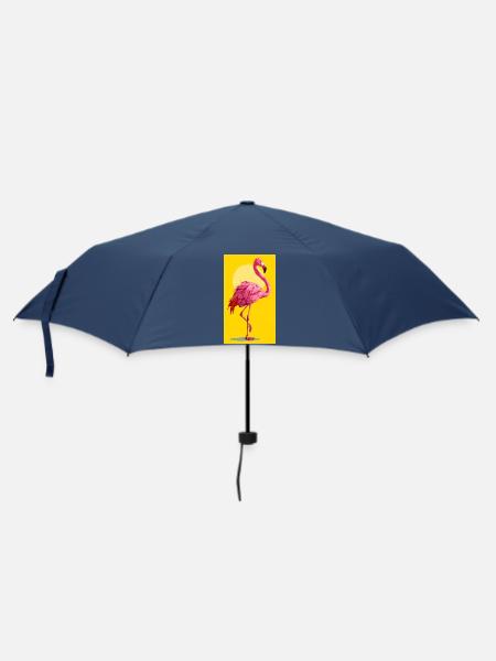 Flamingo - Regenschirm (klein) - Navy