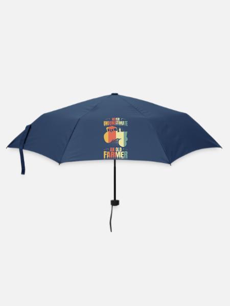 Bauern Opa - Regenschirm (klein) - Navy