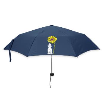 Sunflower Pup Emblem - Umbrella (small) - navy - Front