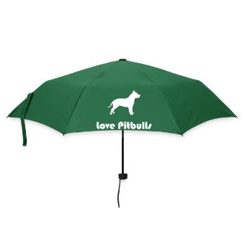 love pitbulls - Parapluie standard - vert bouteille - Devant