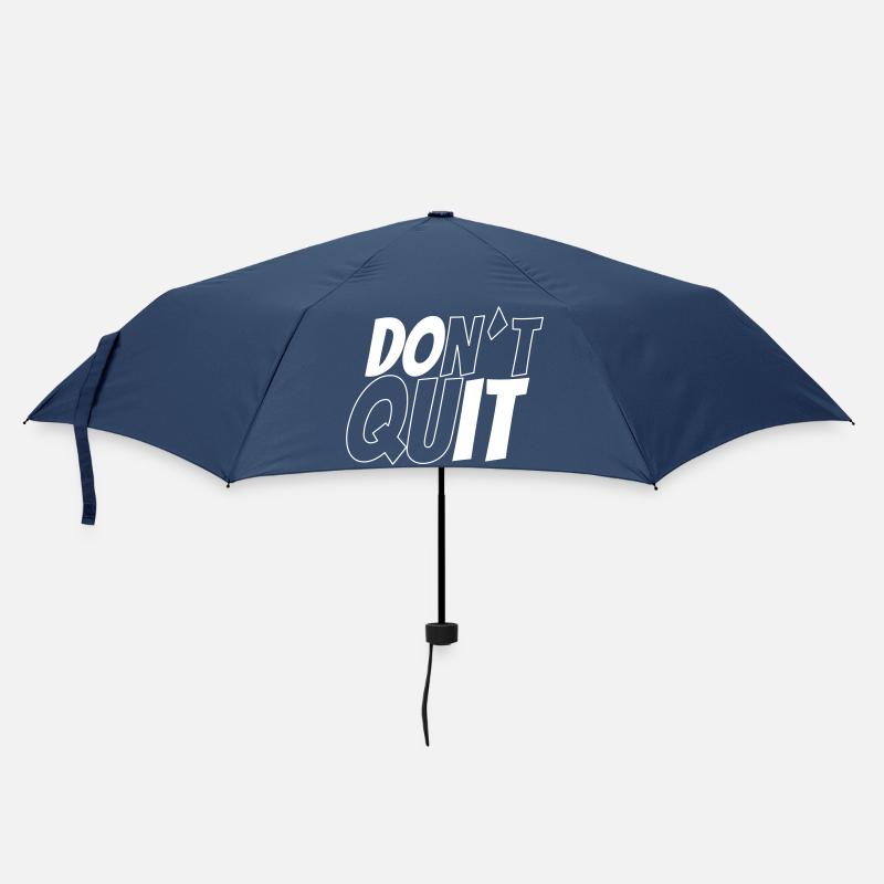 Ne pas abandonner vs le faire - Parapluie standard - marine