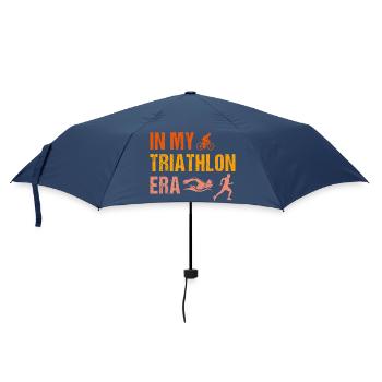 Triathlon Swimming Cycling Running Vintage Sports - Umbrella (small) - navy - Front