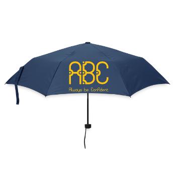 ABC - Toujours être confiant - Parapluie standard - marine - Devant