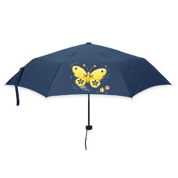 Butterfly yellow spring - Umbrella (small) - navy - Front