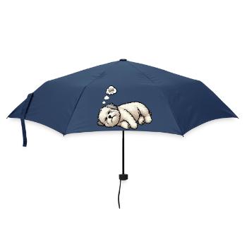 Bolonka Zwetna Bolonkabesitzer Bolonkaliebhaber - Regenschirm (klein) - Navy - Vorne