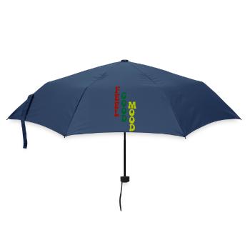 Typographie verticale de bonne humeur - Parapluie standard - marine - Devant