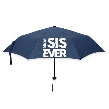 BEST SIS EVER new - Parapluie standard - marine - Devant
