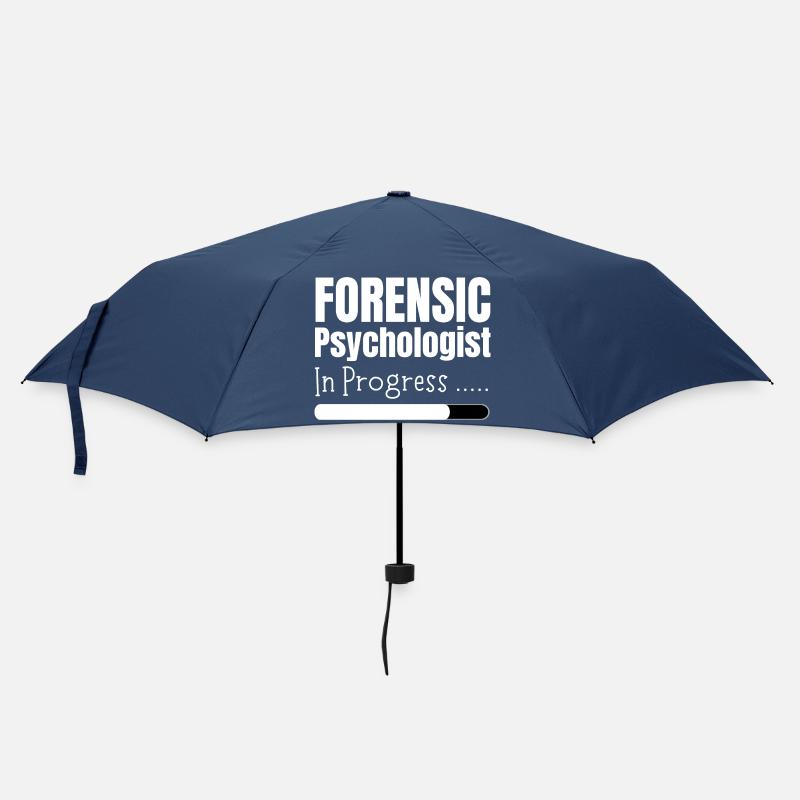 Forensic Psychologist In Progress - Umbrella (small) - navy