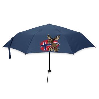 Norway - Moose - Umbrella (small) - navy - Front