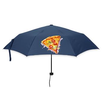Tranche de pizza aquarelle - Parapluie standard - marine - Devant