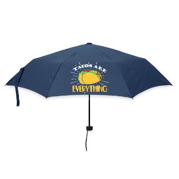 tacos are everything - Regenschirm (klein) - Navy - Vorne