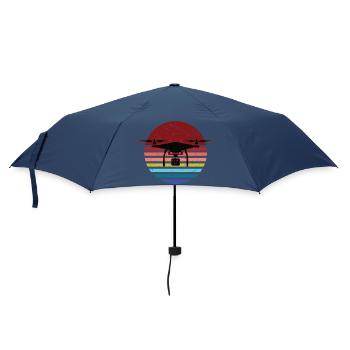 I've had enough, I'm going to fly, drone, drone pilot - Umbrella (small) - navy - Front