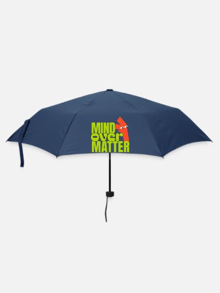 Mind Over Matter  - Umbrella (small) - navy