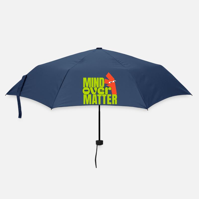 Geist über Materie - Regenschirm (klein) - Navy